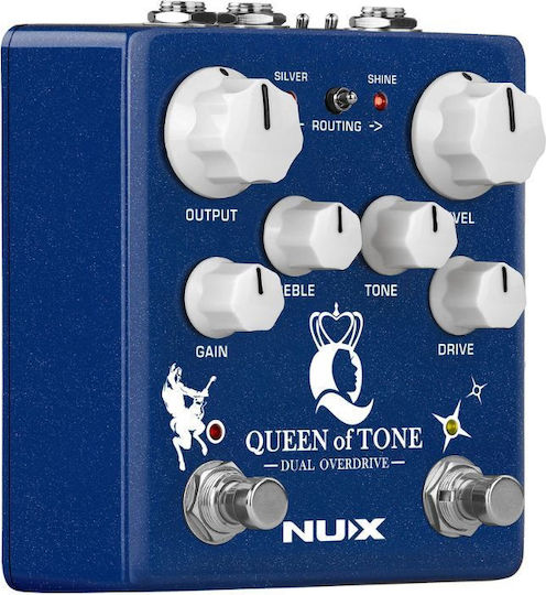 NUX NDO-6 Queen of Tone Dual Stacked Overdrive NDO-6 Pedals Electric Guitar