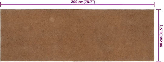 vidaXL 155625 Mauspad XXL (800mm) Braune