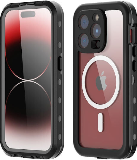 Shellbox m66228z Back Cover Σιλικόνης Αδιάβροχο Μαύρο (iPhone 15 Pro)