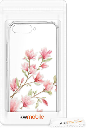 KWmobile Magnolias Back Cover Σιλικόνης Διάφανο (Huawei Y6 2018)