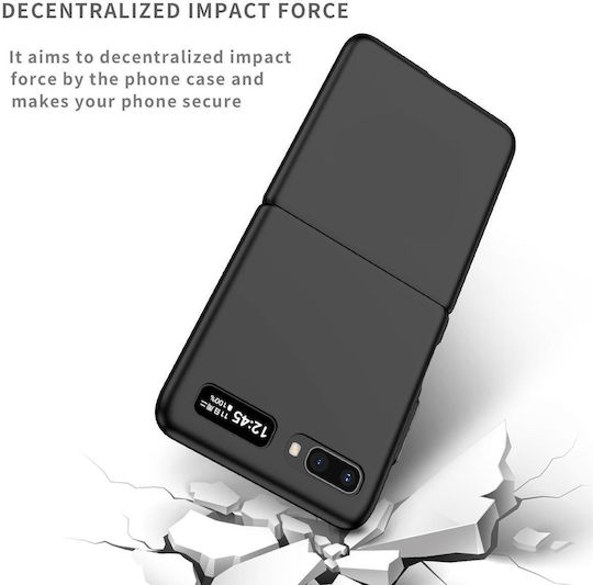 Samsung Galaxy Z Flip 5g Armor Foldable Phone Case Black
