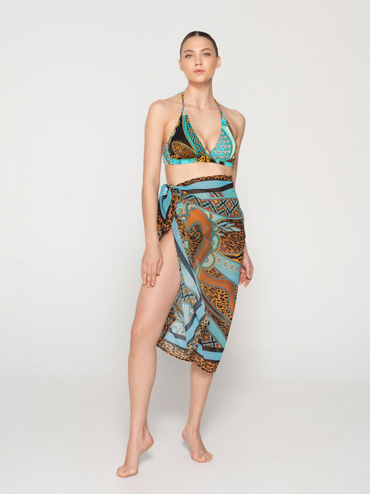 Luna Pareo with Print Print Jade