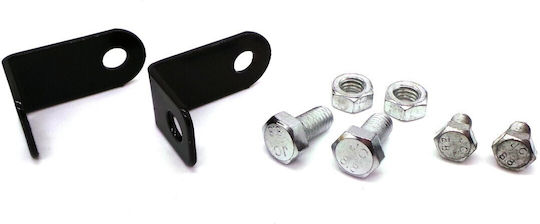 Rechteckς Scheinwerfer Auto LED 12 / 24V 10.16cm mit Rot Beleuchtung 1Stück