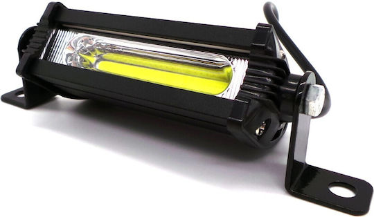 Rechteckς Scheinwerfer Auto LED 12 / 24V 10.16cm mit Rot Beleuchtung 1Stück