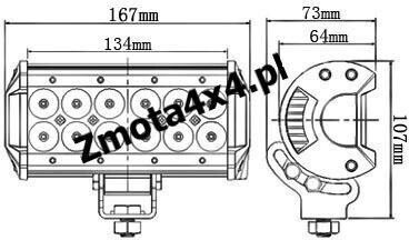 LED 12 / 24V 36W 10.7см 1бр