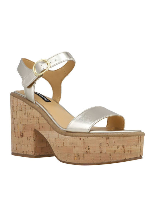 Nine West Sandals Gold