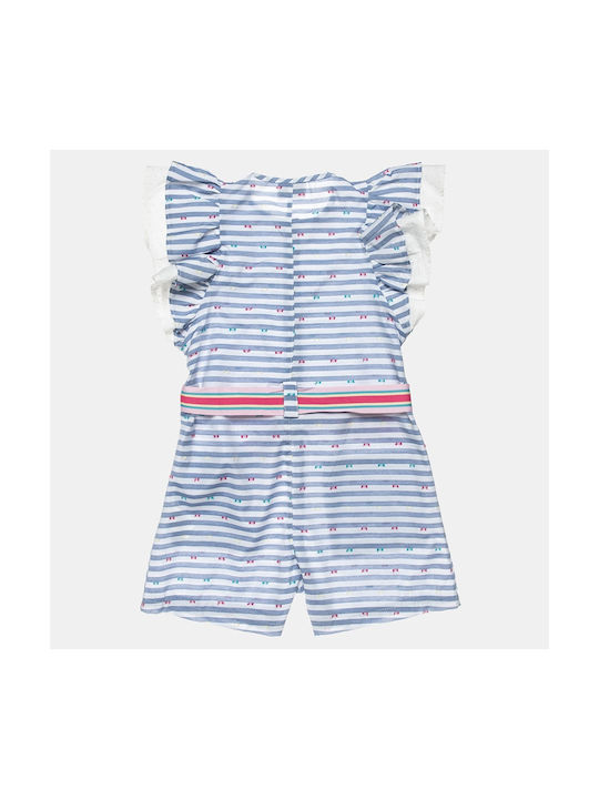 Alouette Kids Fabric Overall light blue white