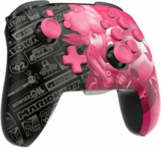 PDP Rematch Glow Kabellos & Verkabelt Gamepad für Schalter Grand Prix Peach