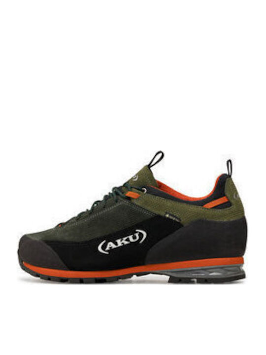 Aku Men's Waterproof Hiking Shoes with Gore-Tex Membrane Green 378/Green/Orange