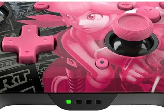 PDP Rematch Glow Kabellos & Verkabelt Gamepad für Schalter Grand Prix Peach