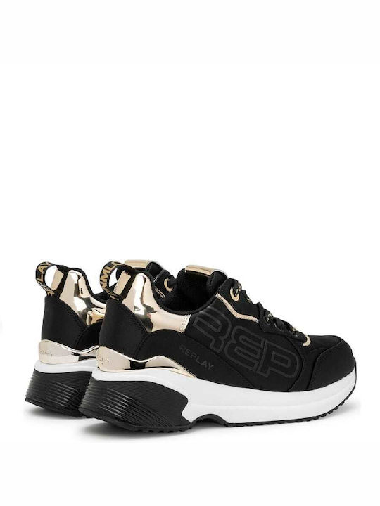 Replay Femei Sneakers NEGRU