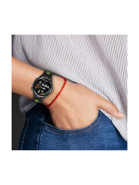 Λουράκι Σιλικόνης Μαύρο (Huawei Watch GT Runner)
