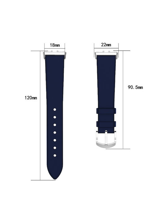 Λουράκι Σιλικόνης Μαύρο (Redmi Smart Band ProRealme Band 2)