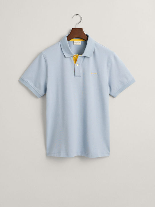 Polo Short Sleeve Blouse Dove Blue