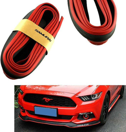 Samurai Protecții Bandă pentru Bară Auto 2.5m x 5cm 1buc Negru