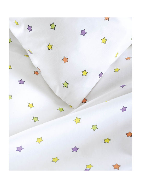 Rythmos Σετ Πάπλωμα Μονό 160x240εκ. Blaze White 2τμχ