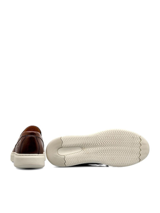 Men's Leather Moccasins Tabac Brown