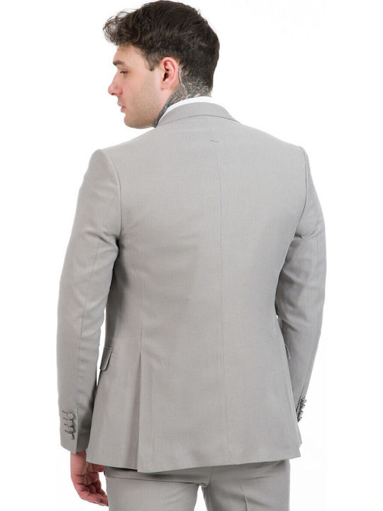 Herrenanzug mit Weste Grey