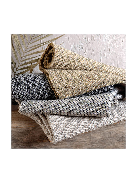 Rythmos Arecibo Rug Rectangular Cotton Dark Gray
