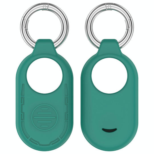 Techsuit Smiling Θήκη Μπρελόκ Σιλικόνης για SmartTag2 Pine Green