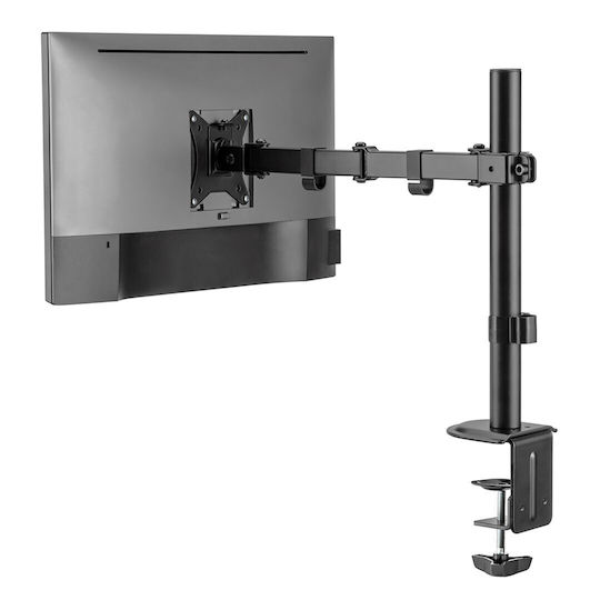 Maclean Energy Stand Desk Mounted Monitor up to 17" with Arm (MC-753N)