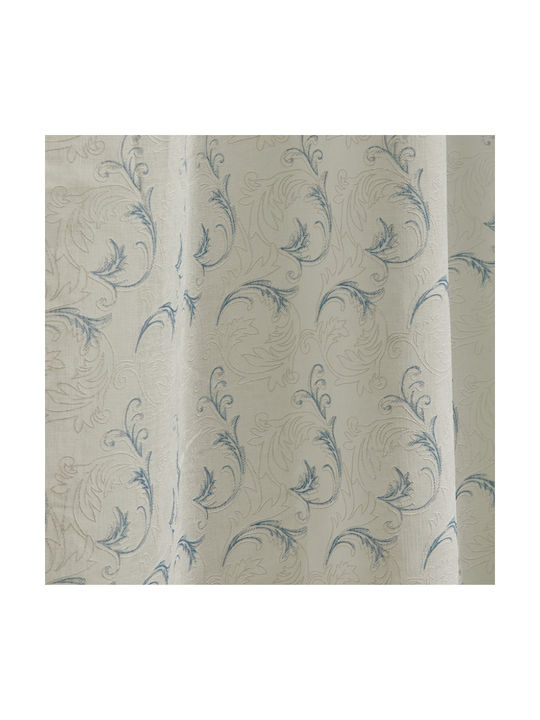 Whitegg Perdea Cu Capse K0156 Albă 270x280cm