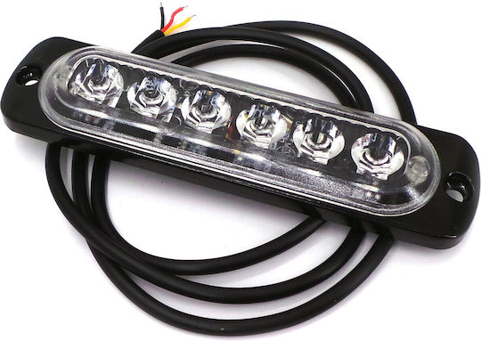 Lumini de Volum ale Camionului 1buc 12 / 24V - Roșu 597B