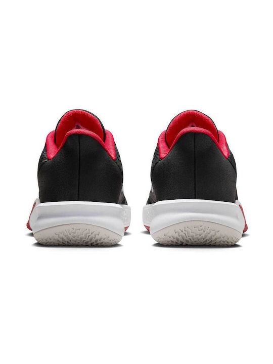 Precision 7 Low Basketball Shoes Black / University Red / White