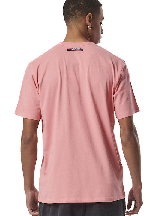 Body Action Men's Short Sleeve T-shirt Coral Pink