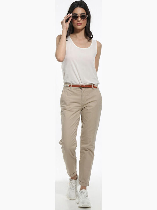 Nova Damen Sport Bluse Ärmellos Weiß