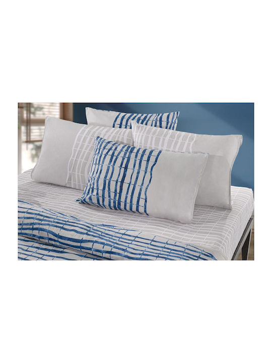 Guy Laroche Sheet Sets King Size 270x265cm. Azzam Denim 4pcs