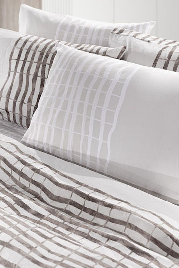 Guy Laroche Azzam Σετ Σεντόνια Μονά με Λάστιχο 100x200+32εκ. Wenge (3τμχ)