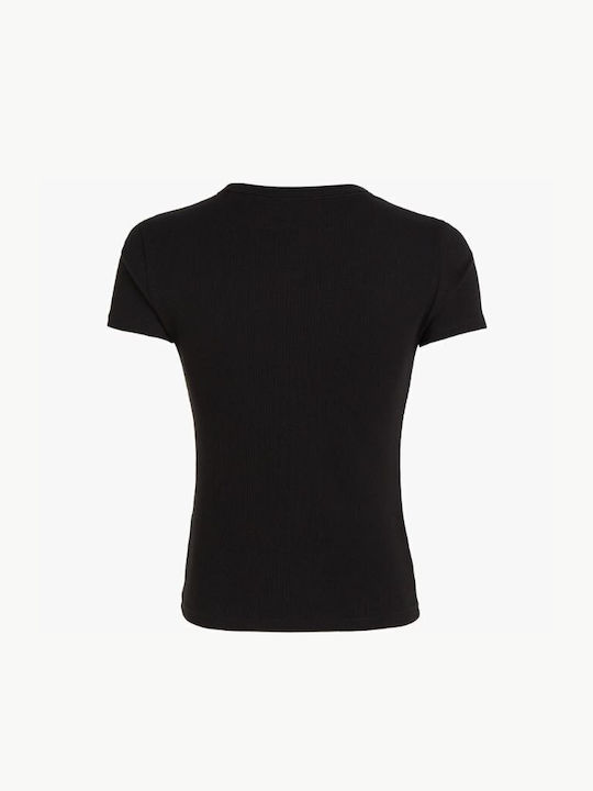 Tommy Hilfiger Damen Sportliches Bluse Black.