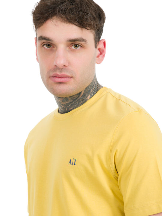 Artisti Italiani Men's Short Sleeve T-shirt Yellow