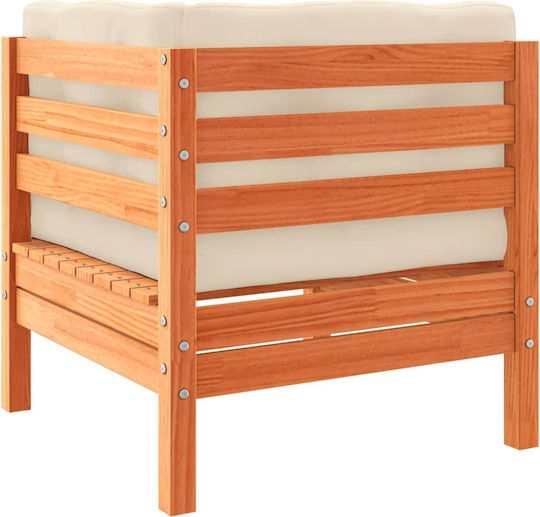 Garten- und Outdoor-Möbelsets 5 Stück Braune mit Kissen