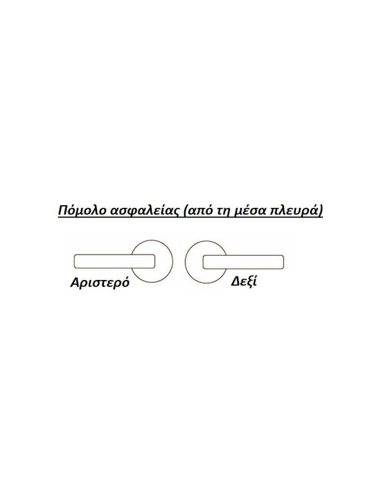 Σετ Πόμολα Θωρακισμένης Πόρτας Best Sd7 Νίκελ Μαύρο Ματ Μαύρο Ματ Απόσταση Κέντρων D Μήκος Λαβής L 360/500mm Best Κράμα Ψευδαργύρου