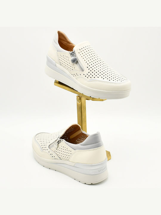 Stonefly Sneakers Cream