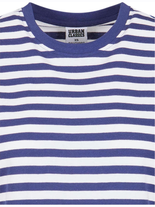 Women's T-shirt Striped Navy Blue