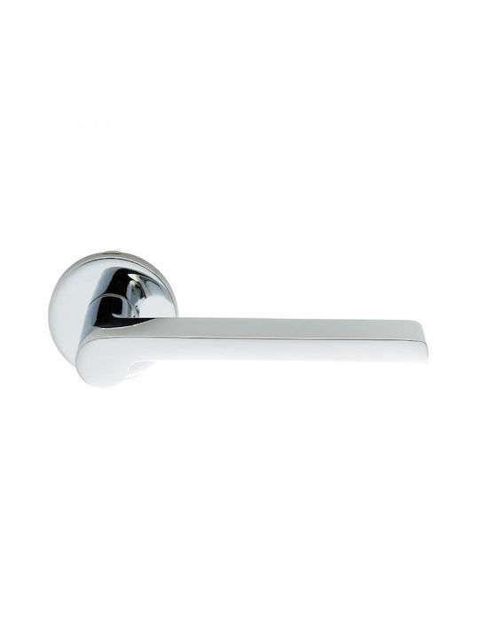 Zogometal Lever WC with Rosette 2331 030521 Pair with Rosette Chrome