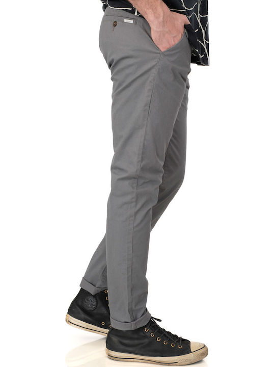 Παντελόνι Chino Ελαστικό σε Slim Εφαρμογή Cement Grey