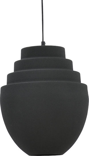 Inart Kelsy Κρεμαστό Φωτιστικό Μαύρο 30x30x122εκ. Inart Kelsy Κρεμαστό Φωτιστικό Μαύρο 30x30x122εκ.