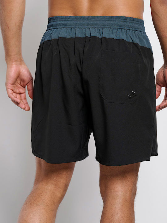 BodyTalk Herren Badehose Bermuda Black