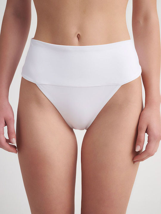 SugarFree Bikini Slip High Waist white