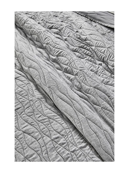 Guy Laroche Shadow Σετ Κουβερλί Μονό Microfiber Shadow Grey 160x220cm 2τμχ