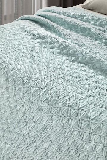 Guy Laroche Tempest Σετ Κουβερλί Υπέρδιπλο Microfiber Mint 220x240cm 2τμχ