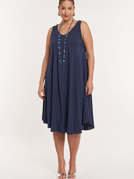 Jucita Sommer Kleid Blau