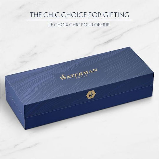 Waterman Hemisphere C.block Negru-alb Ct Rball