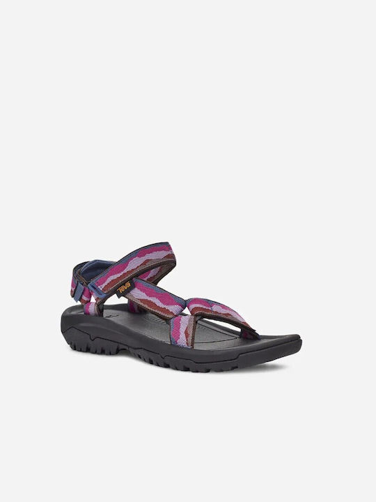 Teva Hurricane Damen Flache Sandalen in Lila Farbe