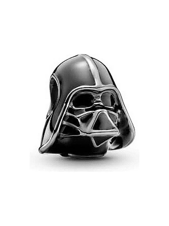 Damen Pandora Darth Vader Schwarzes Silber Halskette