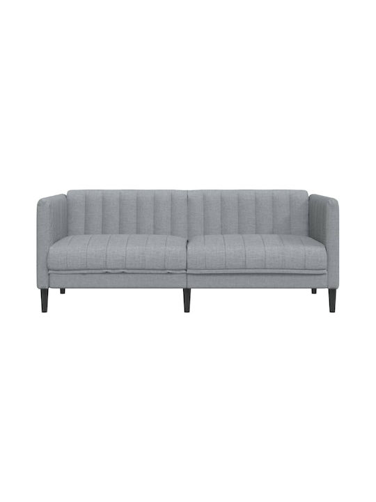 Διθέσιος Καναπές Ανοιχτό Γκρι 176x76.5x74.5εκ. 372604